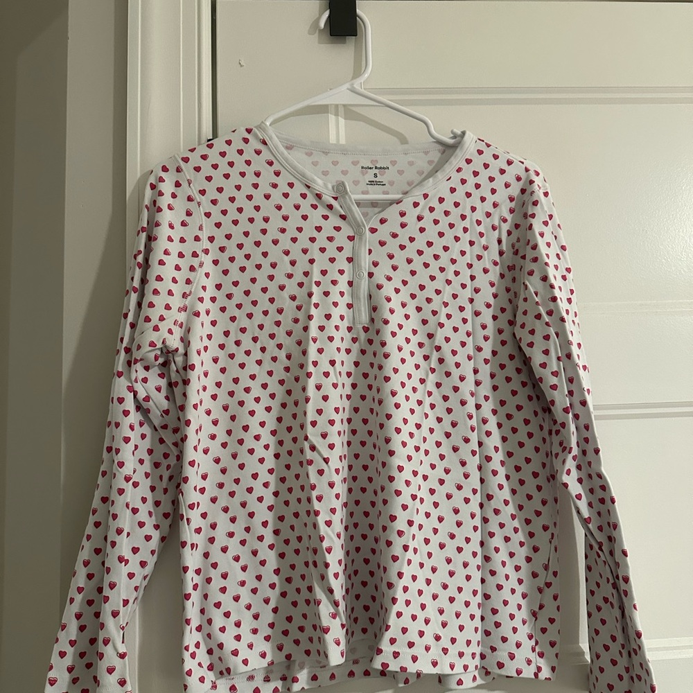 Roller Rabbit Pink Heart PJ Set